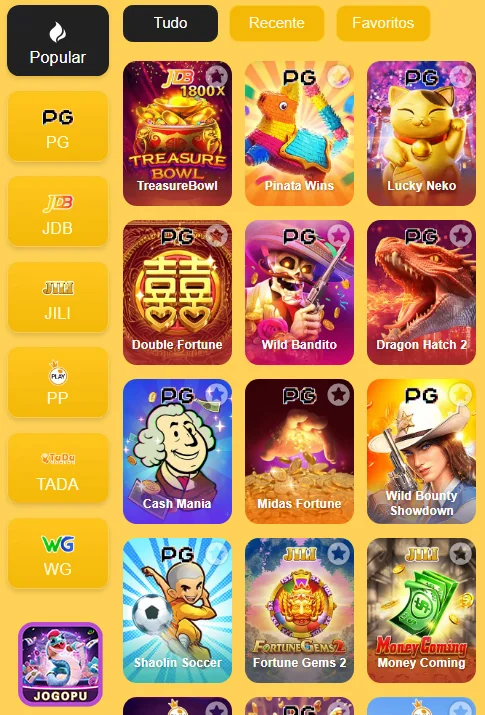 Usuário realizando saque ágil pelo app jogopu.com